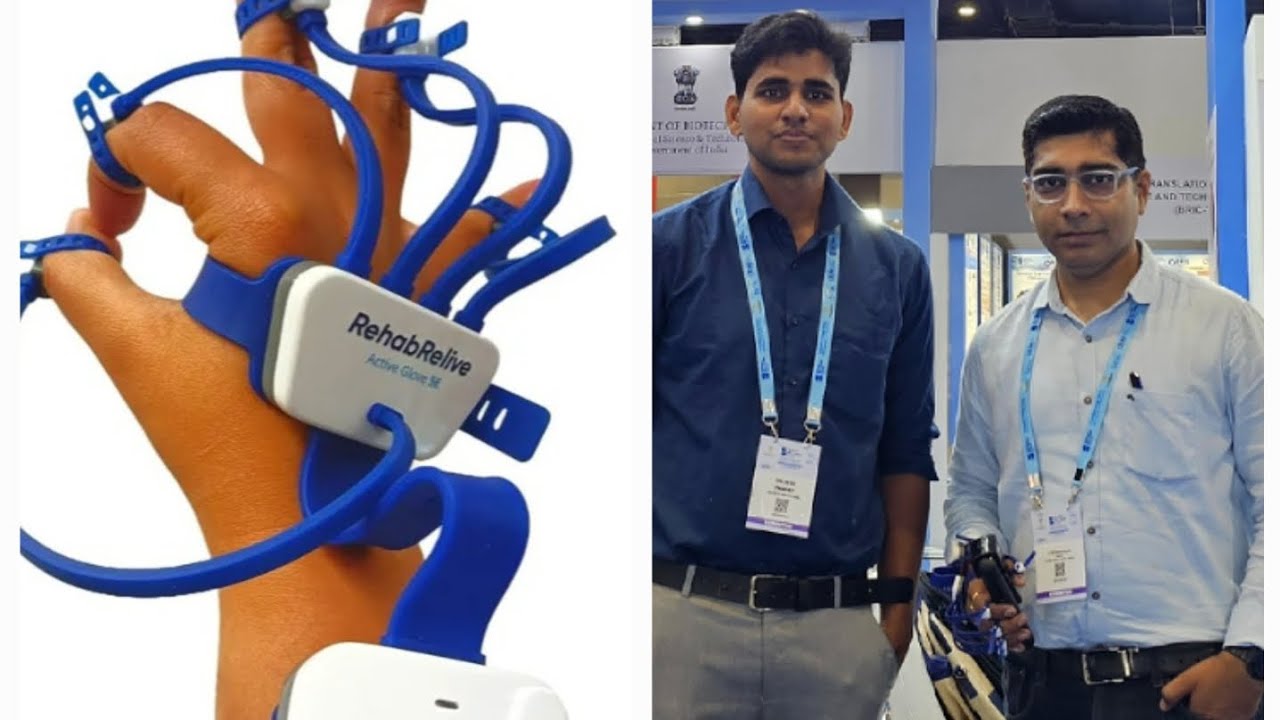 RehabRelive Active Glove |Advanced Glove | physiotherapy at home Al & VR  recovery of the  patients.