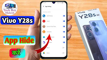 how to hide app in vivo y28s 5g, vivo y28s 5g app hide kaise kare
