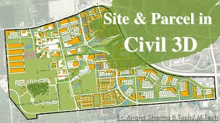 Site and Parcel in Civil 3D | Plotting Creation | Learn Civil 3D