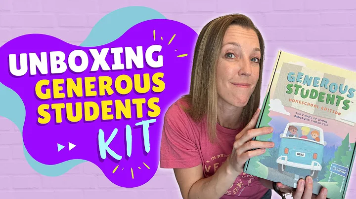 Unboxing + Review: Generous Students Homeschool Curriculum Kit // Inspiring Kids to Live Generously