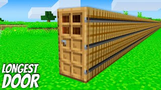 I found a LONGEST DOOR in Minecraft ! What's INSIDE the CURSED DOOR ? BEST VIDEOS OF 2023