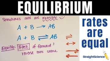 Chemical Equilibrium - RATE of Forward and Reverse Reactions are the Same