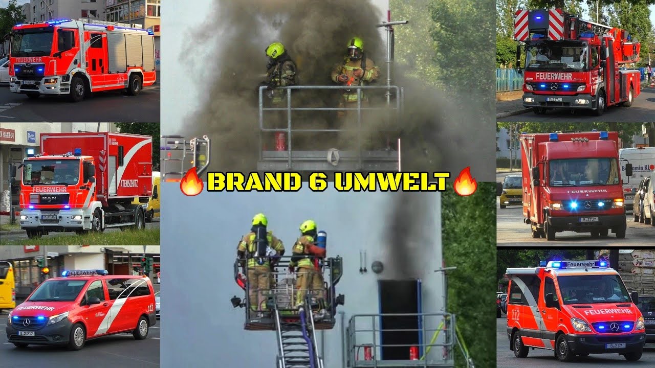 [🔥𝗚𝗥𝗢𝗦𝗦𝗕𝗥𝗔𝗡𝗗 𝗜𝗡 𝗛𝗘𝗜𝗭𝗞𝗥𝗔𝗙𝗧𝗪𝗘𝗥𝗞🏭] Einsatzfahrten 》Reserve GW-Hygiene, LKW2 uvm. || Berliner Feuerwehr