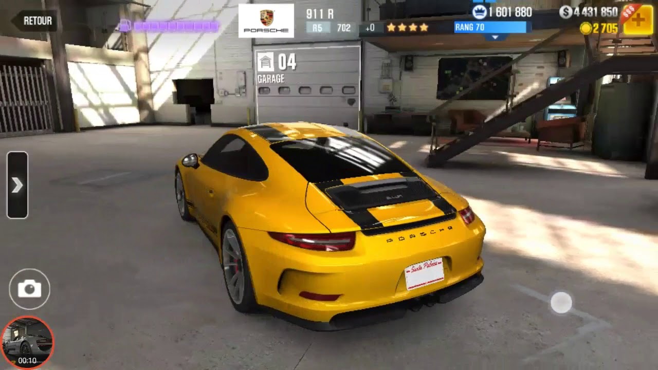 CSR 2 : PORCHE 911 R /360KM(UPGRADE MAX)
