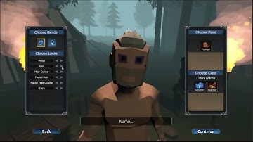 Character Creation WIP Demo 1