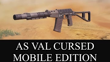 Cursed Guns | AS VAL COD Mobile Edition (Ranked challenge with horrible attachments)