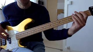 Video thumbnail of "Bass cover : the death of us - Theo Katzman"