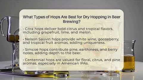 What Types of Hops Are Best for Dry Hopping in Beer Brewing? - The Pint Guy