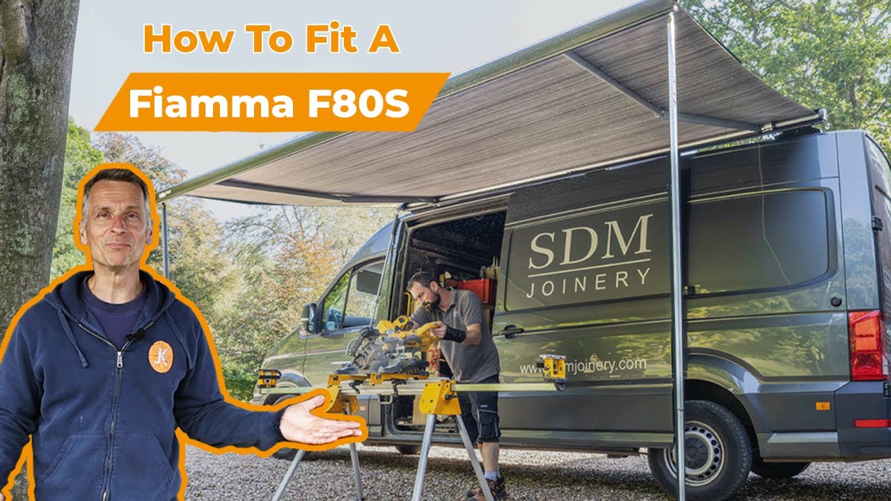 How To Fit A Fiamma F80s Awning To a Van Conversion - YouTube