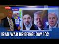 What's happening on day 102 of the war in Iran? Sky's military analyst Sean Bell explains