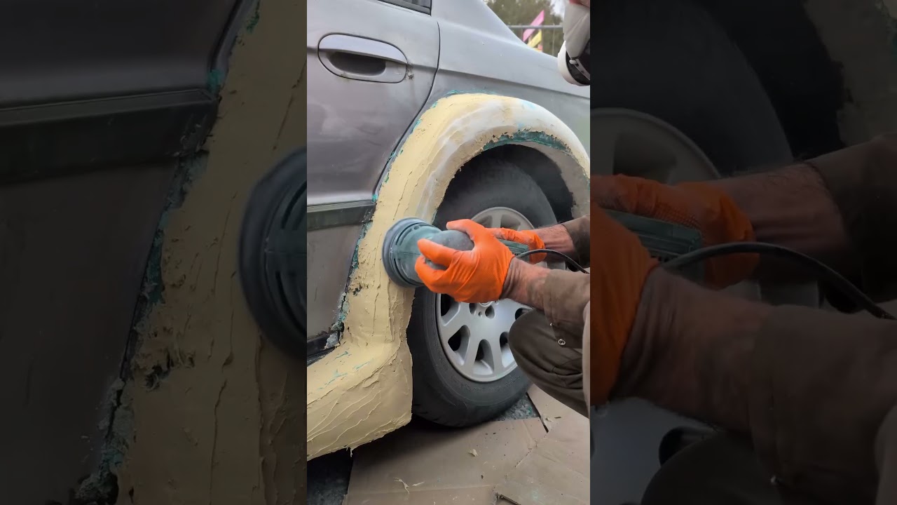 Selfmade budget bodykit on a BMW 😂 #mechanic #repair #bmw #bodykit #tuning #diy #fail #car