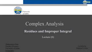 Complex analysis : lectures 6