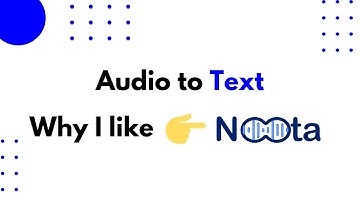 Noota Exprience. Audio transcription software