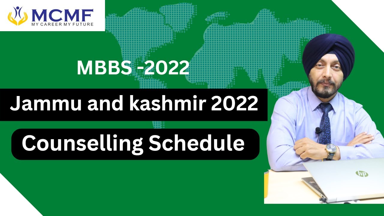 Jammu & Kashmir NEET UG 2022 Counselling Schedule Jammu & Kashmir