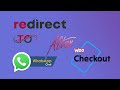 redirect after checkout