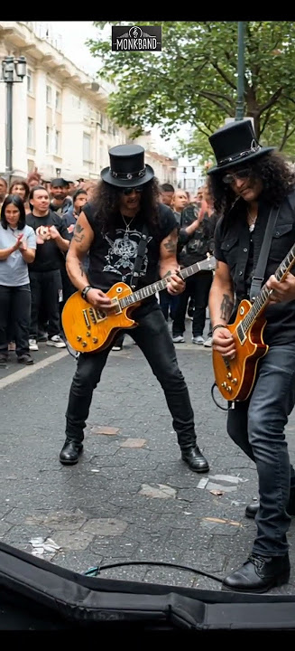 twins? who is the one from them? 😀 #slash #gunsnroses #monkband