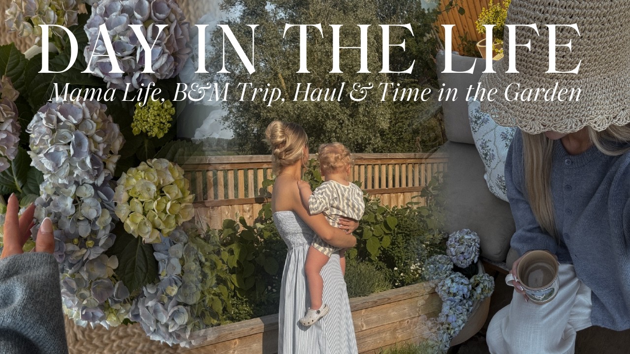 Day in the life | B&M Trip & Haul, Mum Life & Afternoon in the Garden  🪴
