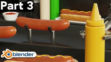 Hot Dog Factory (Part 3) Satisfying Looping Animation-Blender Tutorial