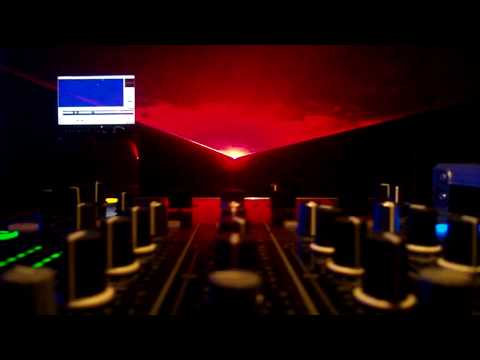 Laser  test show 1watt red ILDA mamba black