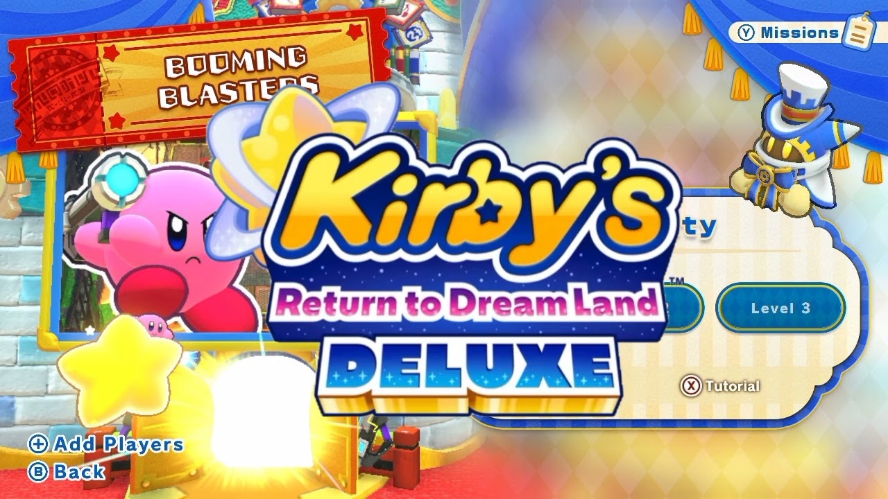Booming Blasters - Title ~ Kirby's Return Dream Land Deluxe ost