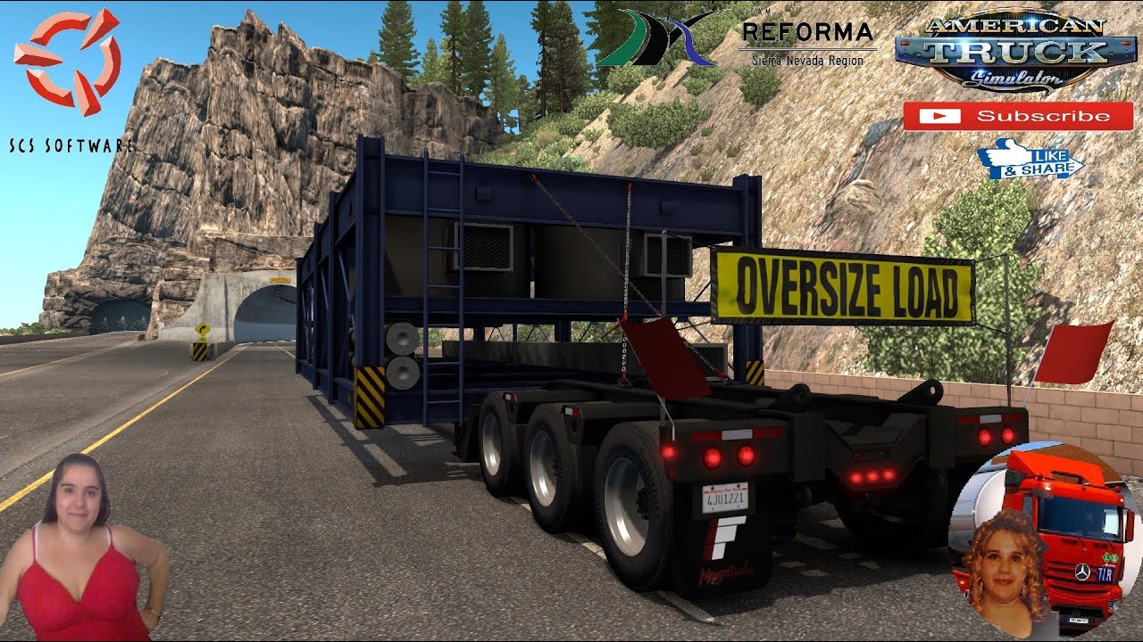 American Truck Simulator (1.38) DLC Special Transport Job Sierra Nevada v2.2.24 + DLC's & Mods