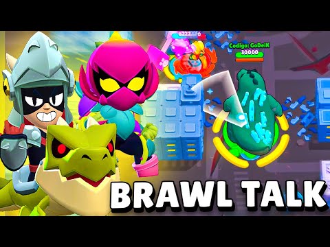 BRAWL TALK con *2 NUEVOS BRAWLERS* GODZILLA Y MUTACIONES en BRAWL STARS