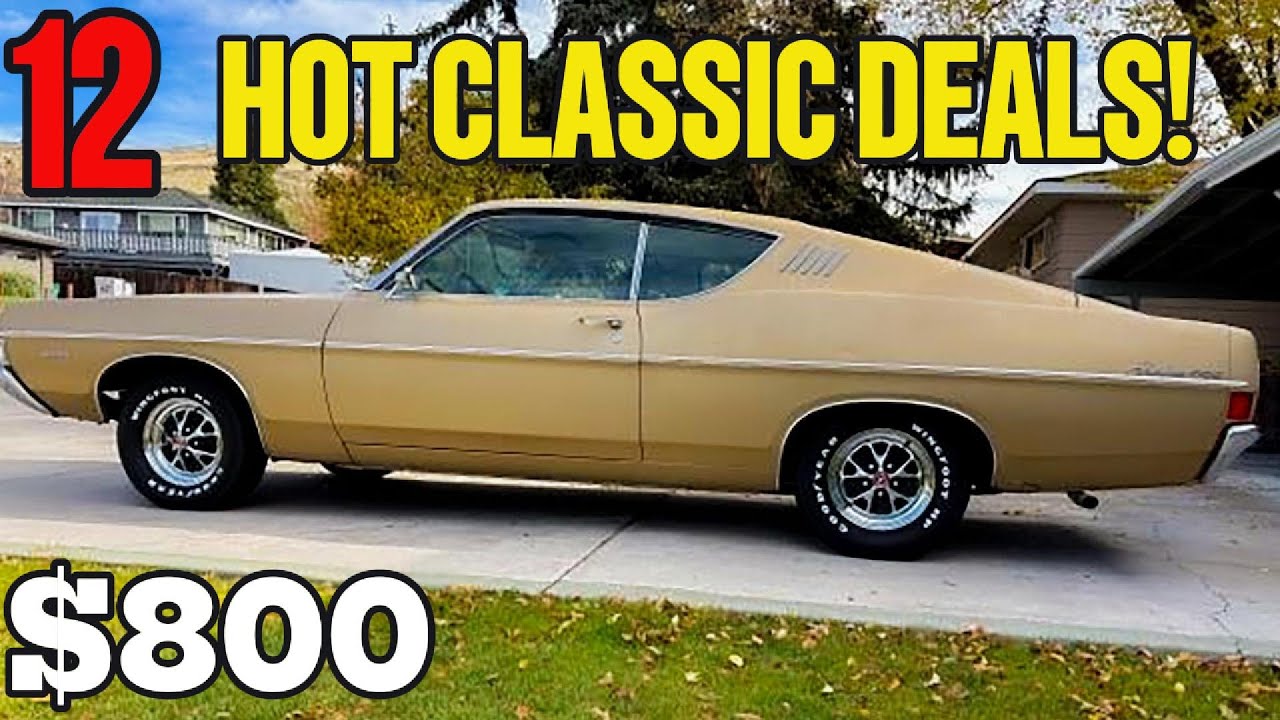 12 выгодных предложений на классические автомобили, найденных сегодня на Craigslist!