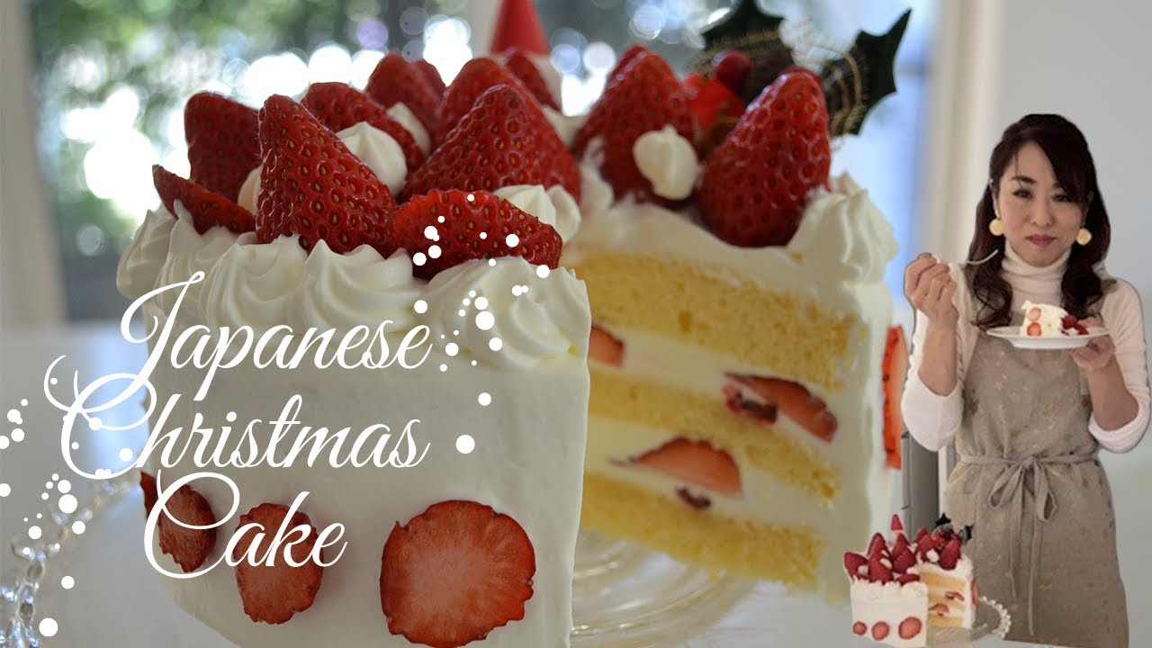 Japanese Christmas Cake | Cook with me! Step-by step instructions   (EP248) | Kitchen Princess Bamboo