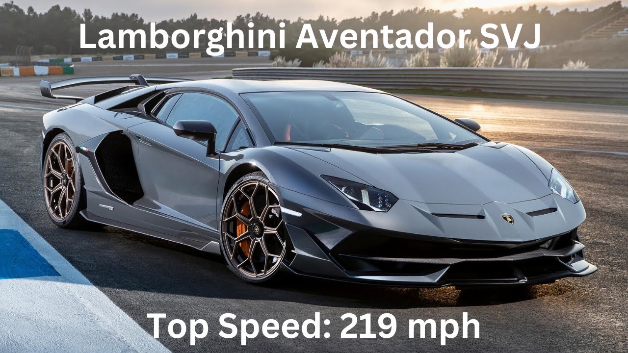 Aventador SVJ top speed, price, amazing sound and more YouTube