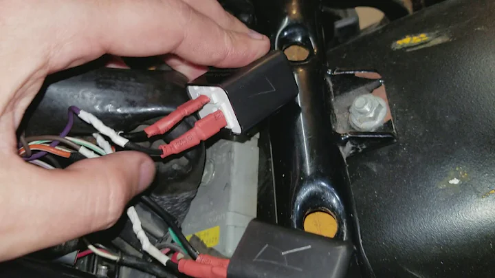 Harley Sportster LED turnsignal fix (correct)