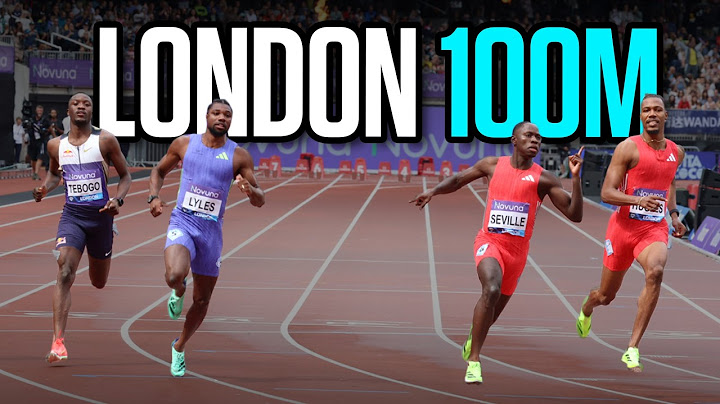 2024 Paris Olympic 100m Champ Noah Lyles Lines Up In STACKED Field at London Diamond League 2025