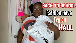 Huge Plus Size Fashion Nova Back To School Try On Haul Itsmitch