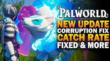 Palworld Update! Save File Corruption FIX & Catch Rate Fixed!