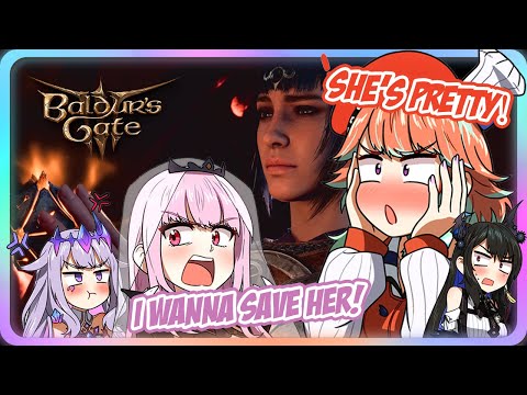 Calli, Bijou, & Kiara Fight Over Who Gets to Wife Shadowheart 【Baldur's Gate 3 | Hololive EN Subs】
