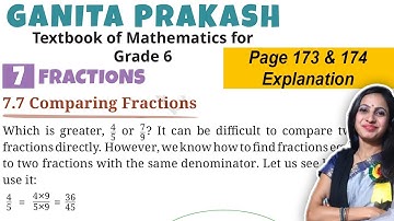 Fractions Chapter 7 Class 6 Maths | Ganita Prakash | Page 173 & 174 Explanation