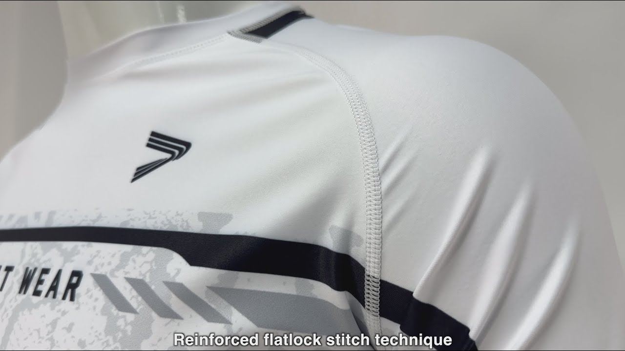 Burmese Python Rash Guard White Python Rash Guard | Close‑up Fabric Details & Performance Fit ...