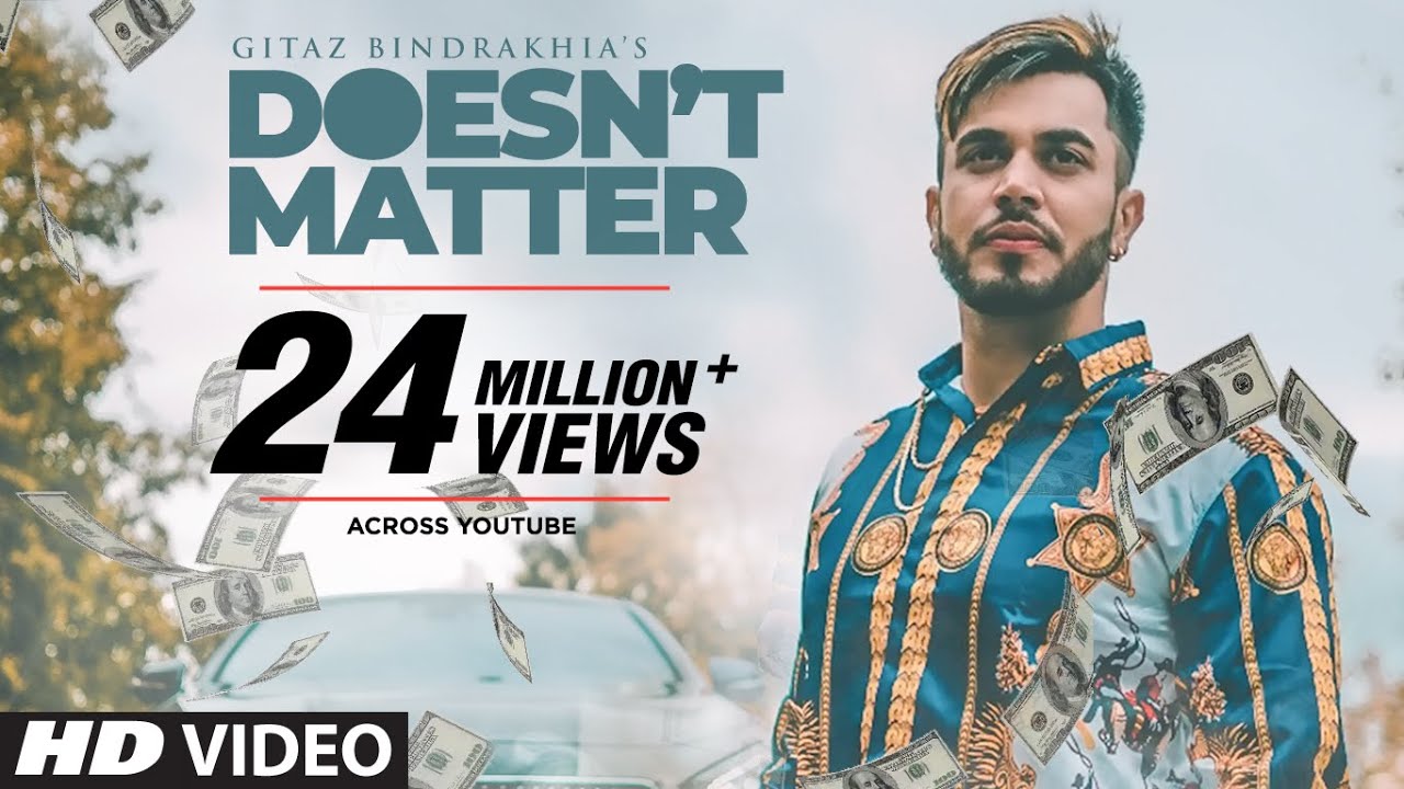 Watch Gitaz Bindrakhia Doesn't Matter (Full Song) Snappy | Rav Hanjra | Latest "Punjabi Songs 2018" on YouTube