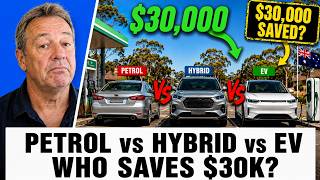 Petrol vs Hybrid vs EV Which Actually SAVES Aussie FAMILIES $30,000!