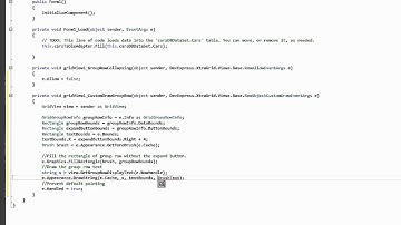WinForms Data Grid: Expand Rows when Grouping