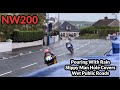 Pouring With Rain, Slippy Man Hole Covers & Wet Public Roads! | These Guys Are Insane 😱