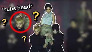 That moment when Hwasa randomly did this to their back up dancer