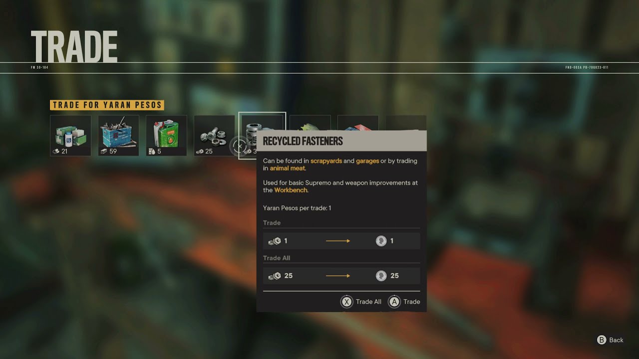 Where to Find Recycled Fasteners Far Cry 6: Ultimate Guide