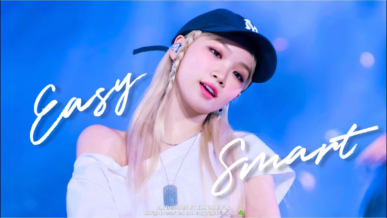 240721'EASY & SMART' 르세라핌 김채원 직캠 LE SSERAFIM KIM CHAEWON FANCAM |  SBS 가요대전 Summer 2024