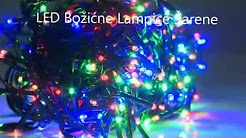 Božićne Led Lampice - Šarene