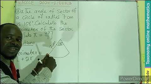 2024 WASSCE General Mathematics | Paper 2 Que. 3(a) on Mensuration 1 | Liberia & Sierra Leone