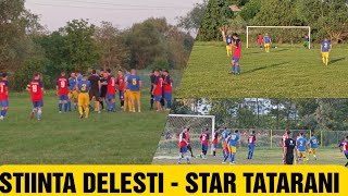 #988 #Fotbal - Liga 5 Vaslui: Stiinta Delesti - Star Tatarani 1-4! Meciul 100 a avut de toate!