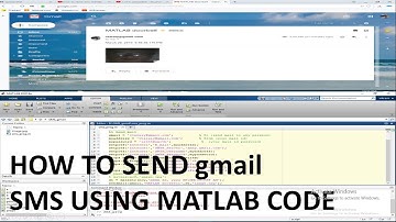 Send gmail using Matlab with code.