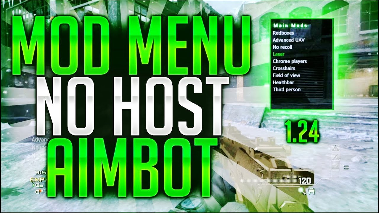 MOD MENU SPRX AIMBOT NO HOST MW3 1.24 + DONWLOAD - 