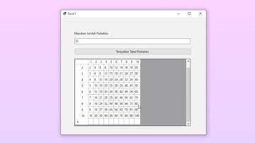 Pemrograman Visual | Aplikasi Kalkulasi Sederhana