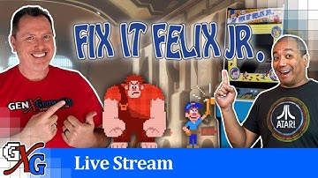 Fix-It Felix Jr. Arcade from Wreck-It Ralph & Ralph Breaks the Internet | GenXGrownUp Live